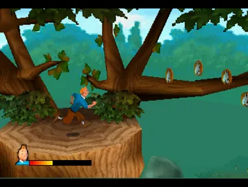 Tintin - Destination Adventure (EU) screen shot game playing